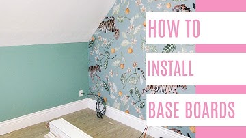 how to install baseboards video