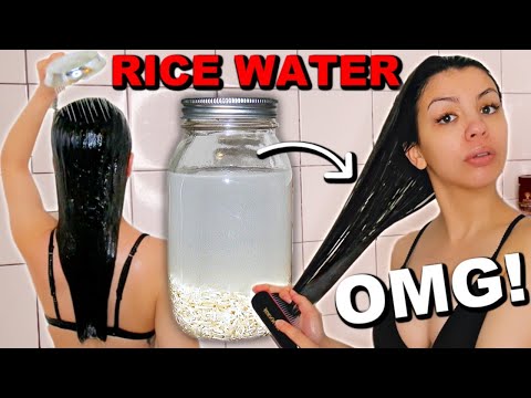 RICE WATER FOR EXTREME HAIR GROWTH | How To Make Rice Water Hair Growth Rinse