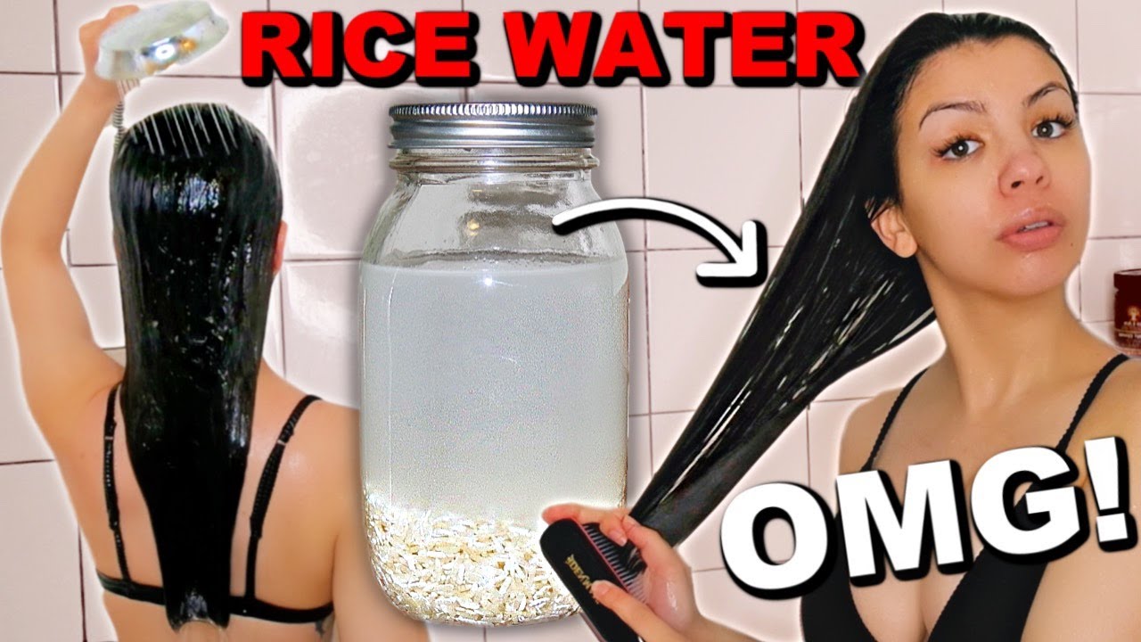 OVERNIGHT RICE WATER SPRAY FOR EXTREME HAIR GROWTH | How To Make Rice Water  For Hair Growth - YouTube