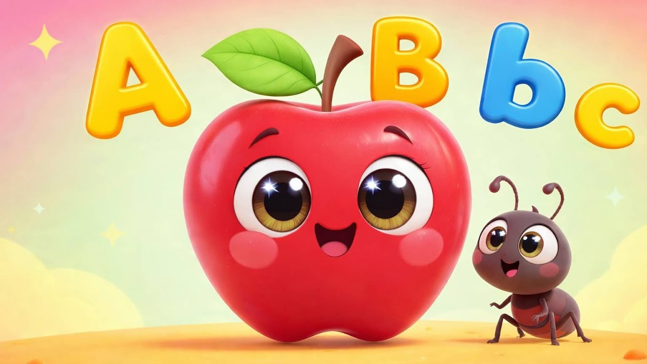 ABC Phonics Song 🅰️🅱️🅲 | Cute 3D Learning Alphabet for Kids | 