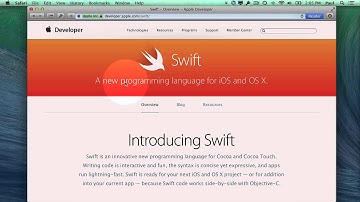 Swift 1 - How to Download Xcode 6 on Mac - Make iPhone Apps