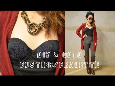 DIY & OOTD Bustier/Bralette