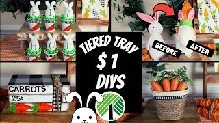 💐TEN EASTER TIERED TRAY DIYS 💐│DOLLAR TREE DIYS FOR YOUR TIERED TRAY│HOW TO MAKE A GNOME by Make It With Micah DIY Decor 6,060 views 3 years ago 19 minutes