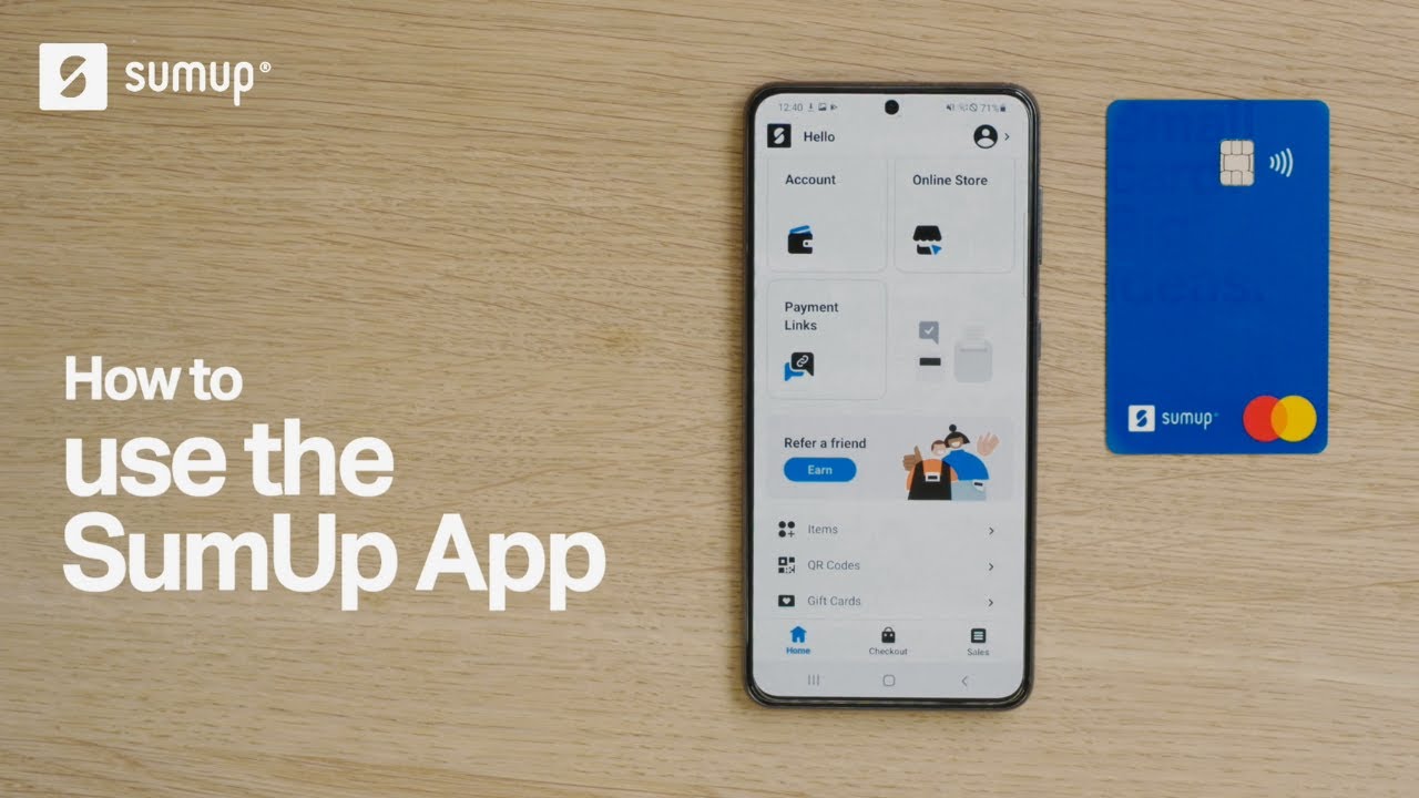 How to use the SumUp App 