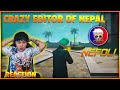 Junior reacts to nefoli unique style editor of nepal  garena freefire