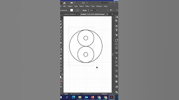 Yin Yang symbol or Tai Chi symbol logo Design in Illustrator