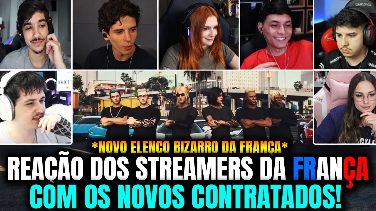 REAÇÃO DOS STREAMERS DA FRANÇA COM OS NOVOS CONTRATADOS + TEASER! NOMES FORTES!!