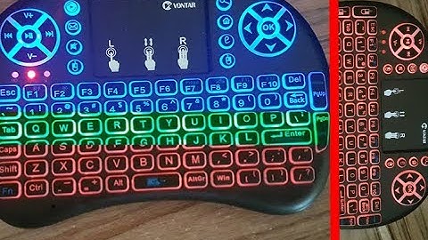 The Best Mini Wireless Keyboard Backlight Original VONTAR Backlight I8Pro in AliExpress!