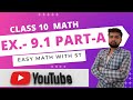 class 10 exercise 9.1|  Some applications of trigonometry|  part 1