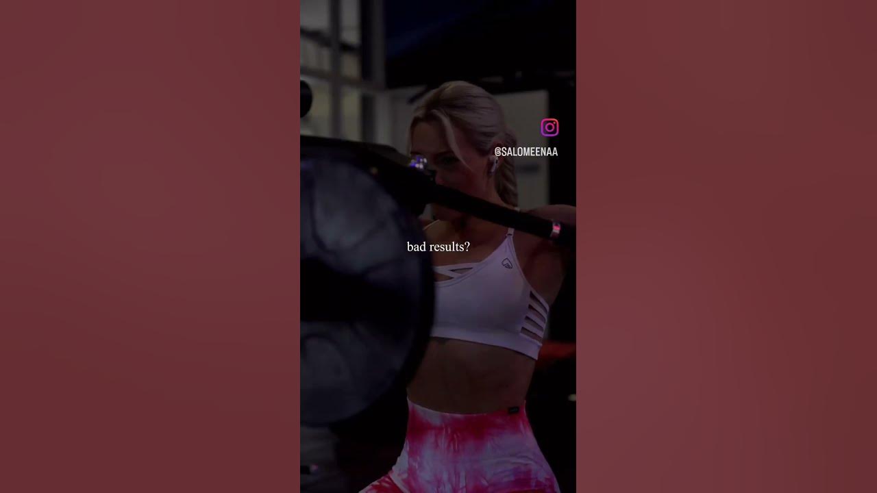 Salomeenaa Fitness Trainer Model weightlifter motivation - YouTube
