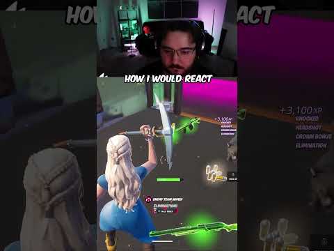 This is how I WOULD react LOL #fortnite #jumpscare #gaming