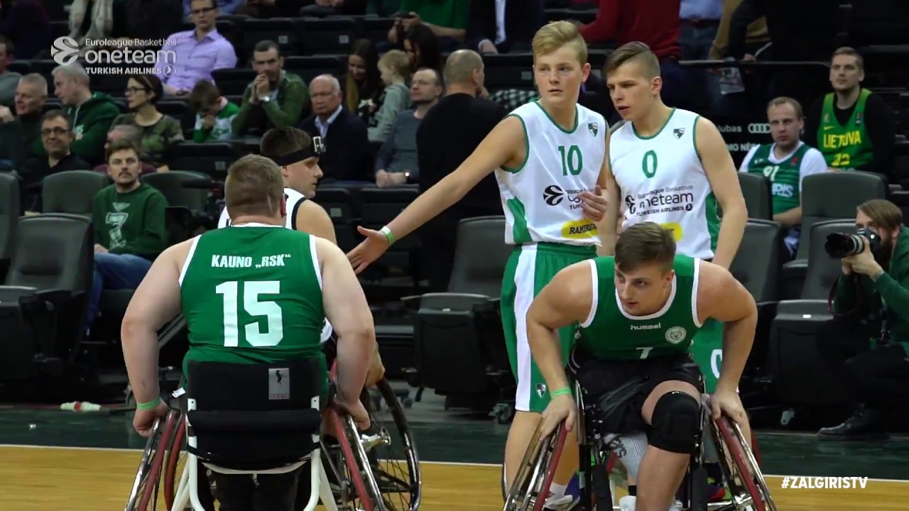 Integrated basketball a part of One Team program at Zalgirio Arena