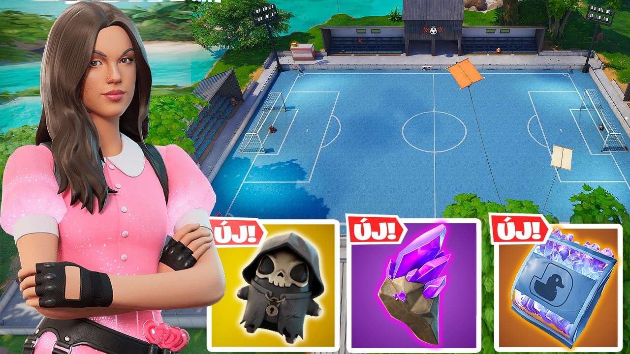 Fortnite Frissítés: Focipálya, 5 új Sprite és Egy Véletlen Anomália