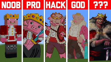 NOOB VS PRO VS HACKER Minecraft Pixel art✨Technoblade