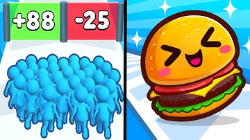 Count Master Vs Food Run - Walkthrough All New Max Update Mobile Gameplay Video 