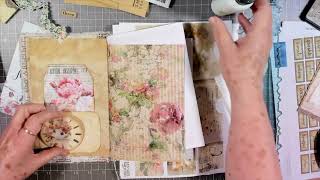 #justjournaljanuary | LET'S START STUFFING THIS JOURNAL | POCKETS, TAGS, FREEBIES AND EMBELLISHMENTS