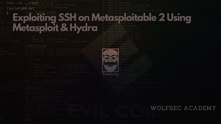 Exploiting SSH via Brute Force on Metasploitable 2 Using Hydra & Metasploit