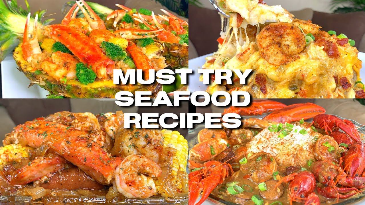 SEAFOOD RECIPES YOU MUST TRY! - YouTube