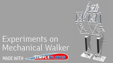 Experiments on Mechanical Walker 2