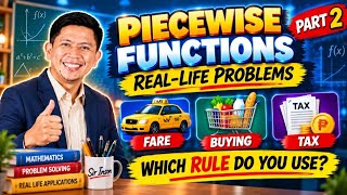 Piecewise Functions in Real Life – Part 2 | Fare, Purchasing & Income Tax