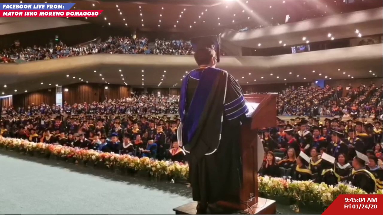 LIVE: MAYOR ISKO MORENO AT ADAMSON UNIVERSITY'S 33RD MID-YEAR COMMENCEMENT EXERCISES