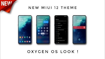 MIUI 12 Theme | New Theme | Oxygen OS Look !