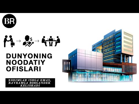 Dunyoning noodatiy ofislari. U yerga xodimlar ishga emas, bayramga borgandek kelishadi