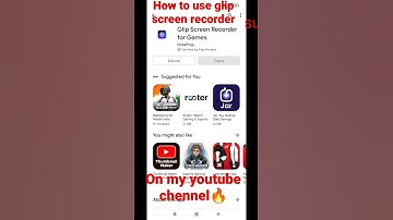 how to use glip screen recorder #shorts