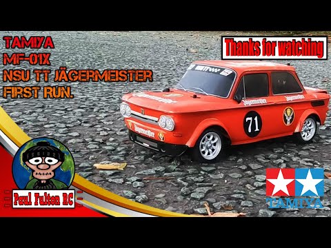 Tamiya MF-01X NSU TT Jägermeister First Run - YouTube