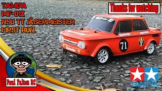 Tamiya MF-01X NSU TT Jägermeister First Run - YouTube