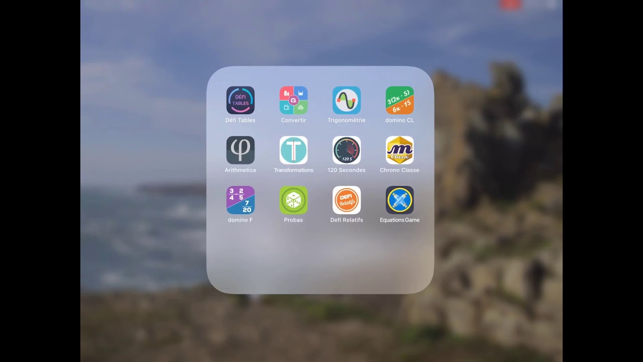 Créer un dossier sur le bureau d'un iPad YouTube