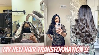 ನನ್ನ New Haircut &amp; Hair Color ಹೇಗಿದೆ ? ಅಮೇರಿಕಾದಲ್ಲಿ Hair Salon | My Hair transformation Kannada Vlog