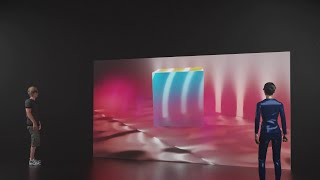 The identSystem as multiuser 3D system for VR content.