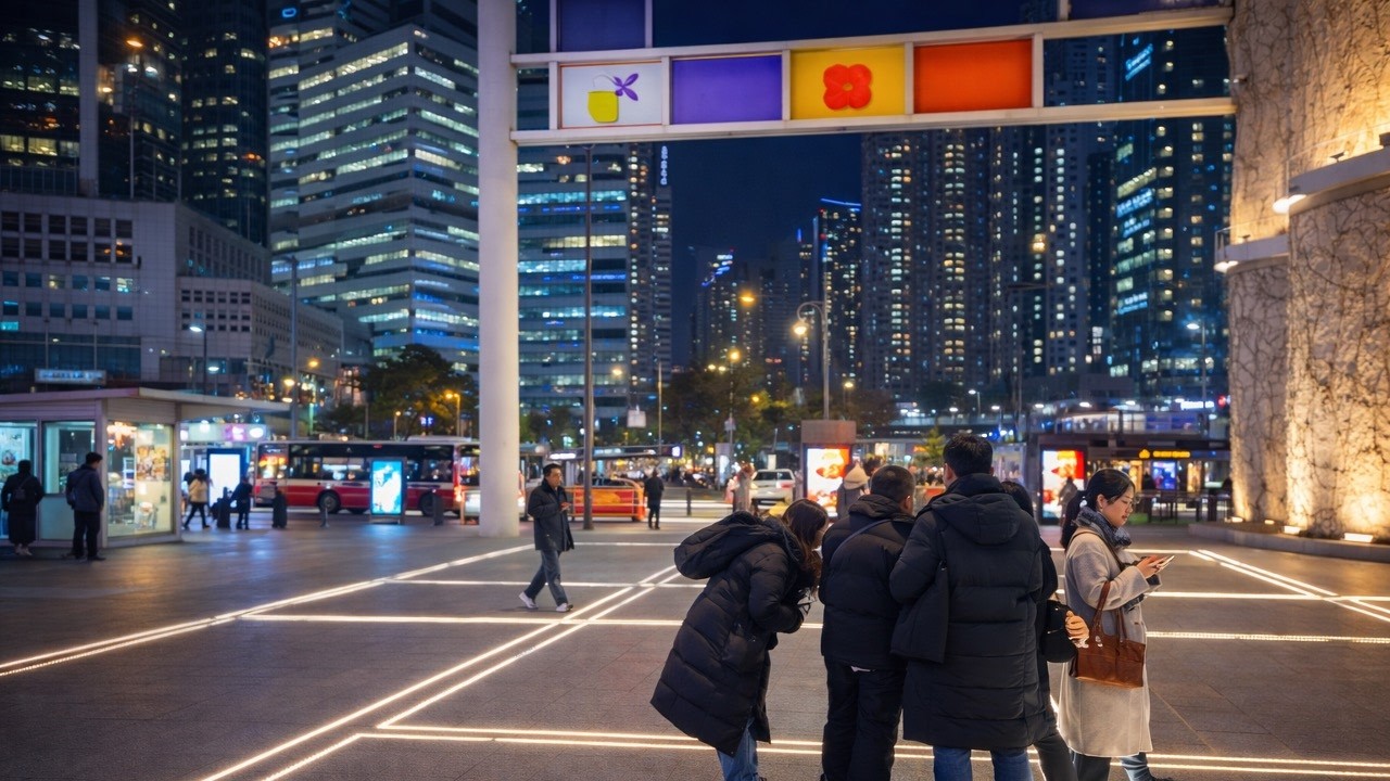 2026 Seoul | Evening At Yongsan: Skyscrapers Meet Vintage Bistro Alleys. 🏙️ Exploring I-Park Mall 🛍️