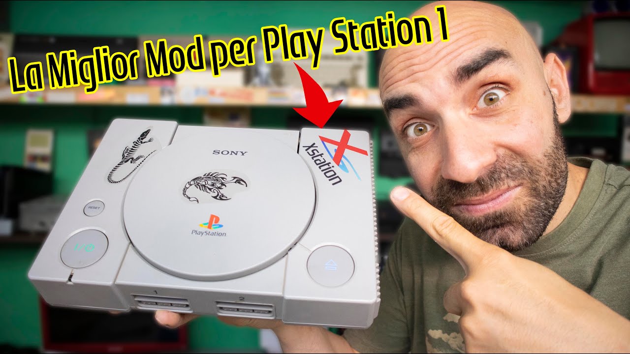 Sony PS1 Playstation 1 Xstation SD 256 go avec X-Reset mod