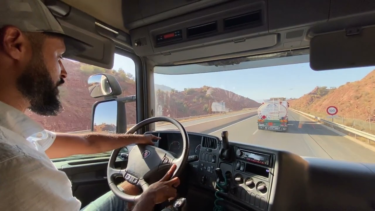 لأول مرة ف يوتوب شرح دقيق كيفاش نطلع ف امسكرود بحمولة ثقيلة ( الصعود وليس الهبوط) 🔥🔥🔥🔥🚛