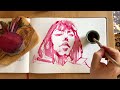 Drawing with Natural Beet Ink featuring Dylan Sara