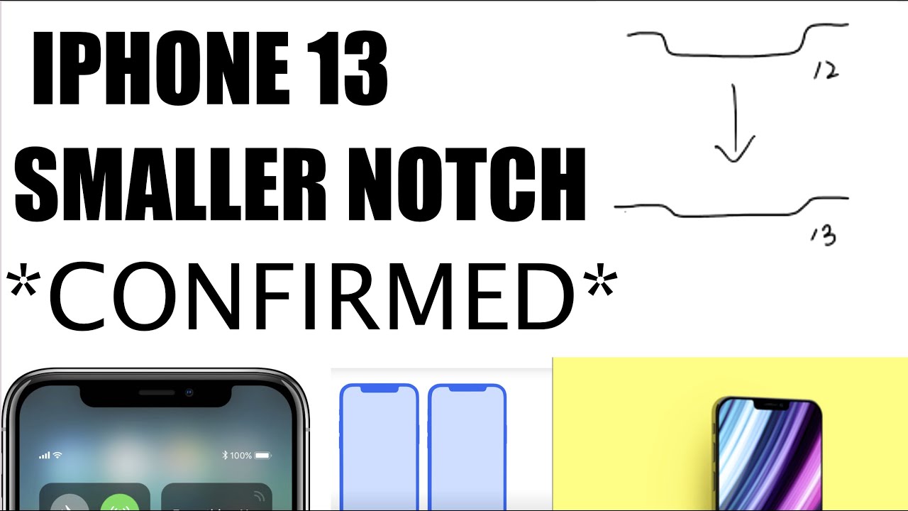 iPHONE 13 *SMALLER NOTCH CONFIRMED*!!!!