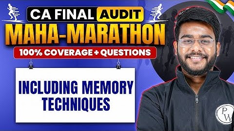 CA Final Audit - Full Marathon Revision (Including SA, SAE, SRS, SRE & Questions) | By CA Hemant Sir