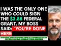 I Was Escorted Out 43 Minutes Before a $2.8B Federal Signing—My Termination Voided the Entire Con...