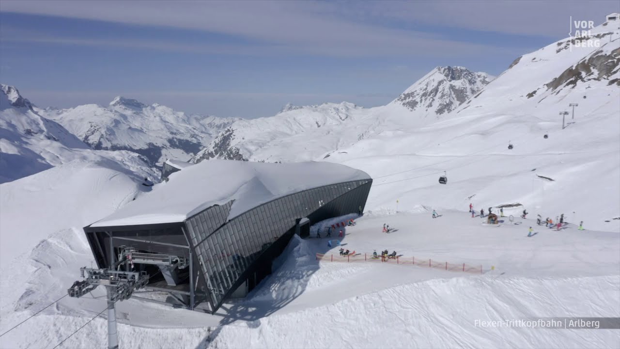 Flexen Trittkopfbahn - Vorarlberg von Oben