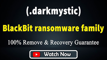 || SOLVED ✅|| DarkMystic – BlackBit (.darkmystic) ransomware virus - removal and decryption
