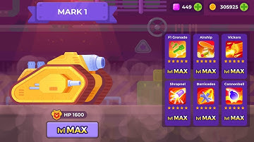MARK 1 Max Level 🎚️ GAMEPLAY | Max level | Tank Stars ✨