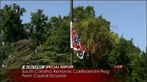 SC Confederate Flag Down