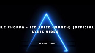 NLE CHOPPA - ICE SPICE (MUNCH) (OFFICIALLYRIC VIDEO