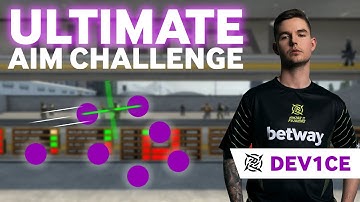 NIP Dev1ce Plays CS:GO Ultimate Aim Challenge