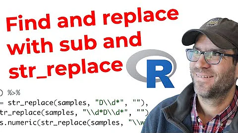 How to write a simple regular expression in R using sub and str_replace (CC183)