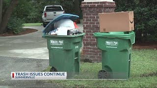 Trash collection delays continue in Summerville