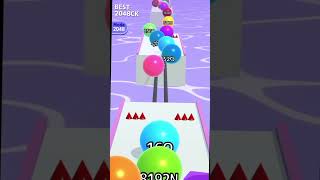 Ball Run 2048 infinity marble run gameplay #ytshorts #ytviral #ballgames