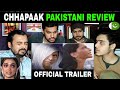 Pakistani Reaction on | Chhapaak | Official Trailer | Deepika Padukone | Vikrant Massey | Meghna